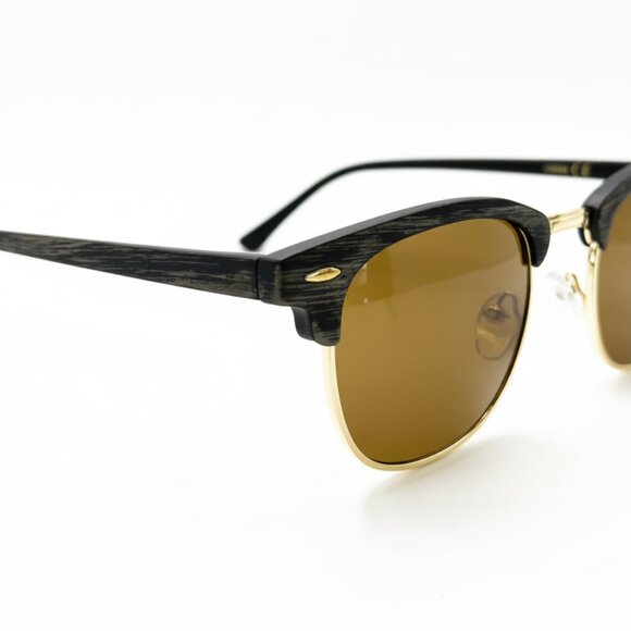 NEW CLUB BOSS Unisex Classic Retro Iconic Designer Style Sunglasses Brown - Picture 3 of 5